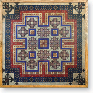 Carreaux Travertin – Thème Tapis Ethnique
